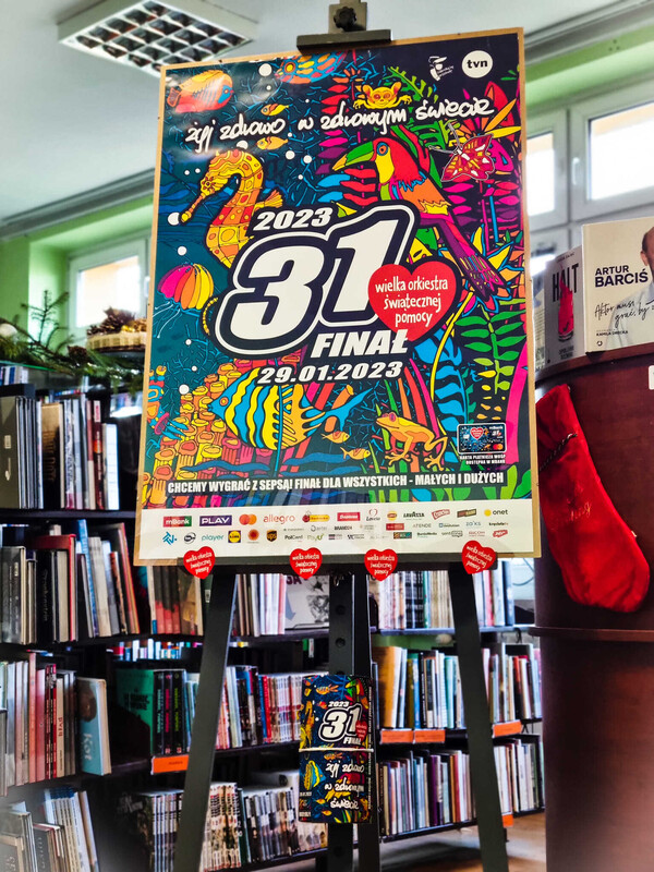 31. Edycja Wielkiej Orkiestry Świątecznej Pomocy - żnińska książnica włącza się w zbiórkę