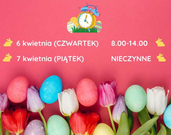 Wielkanocne godziny otwarcia 