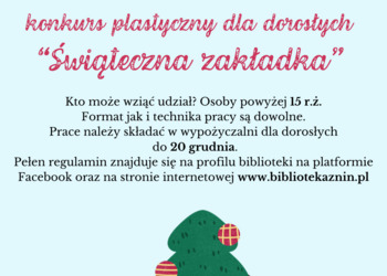 Stwórz zainspirowaną świętami Bożego Narodzenia zakładkę do książki i weź udział w naszym konkursie!
