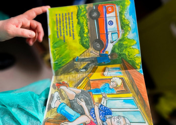 Bibliotekarze z wizytą w żnińskim szpitalu