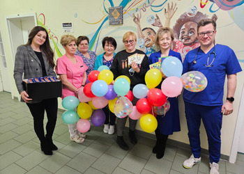 Bibliotekarze z wizytą w żnińskim szpitalu