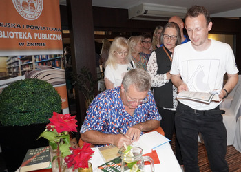 Spotkanie z Marcinem Mellerem w ramach obchodów Jubileuszu 80-lecia biblioteki