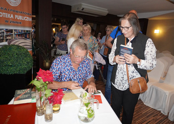 Spotkanie z Marcinem Mellerem w ramach obchodów Jubileuszu 80-lecia biblioteki