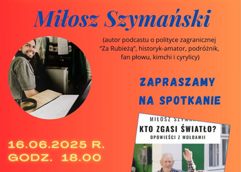  Spotkanie Klubu Podróżnika - Reportaże z Mołdawii, Miłosz Szymański