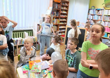 Lekcja biblioteczna dla uczniów Szkoły Podstawowej nr 2