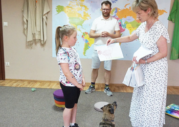 Spotkanie autorskie z Martą Maj i psem Preclem