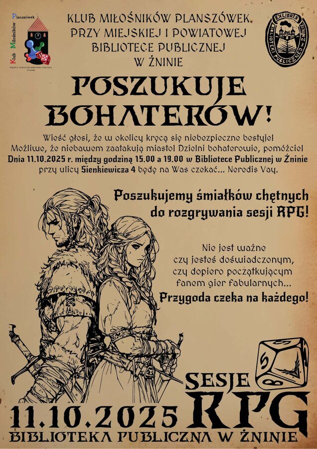 Jesteś fanem gier RPG? Mamy coś dla Ciebie!