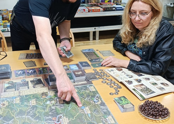 Popołudnie z grami planszowymi oraz sesja RPG