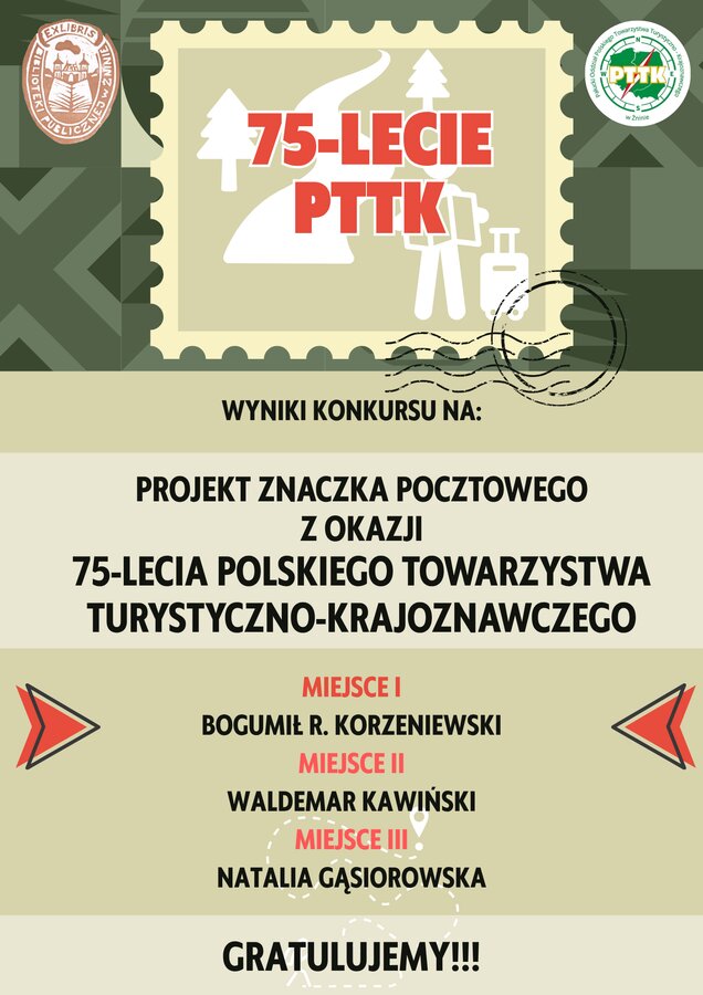 Ogłoszenie wyników konkursu na projekt znaczka pocztowego