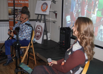 Spotkanie autorskie z Jose Torresem w bibliotece