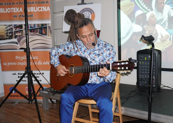 Spotkanie autorskie z Jose Torresem w bibliotece