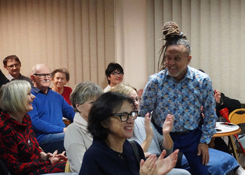 Spotkanie autorskie z Jose Torresem w bibliotece