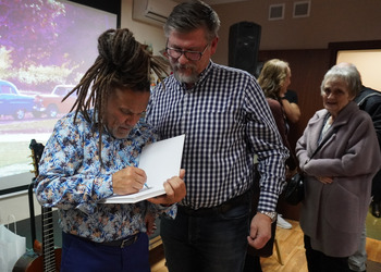 Spotkanie autorskie z Jose Torresem w bibliotece