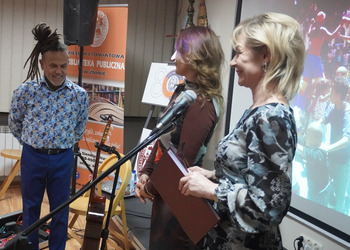 Spotkanie autorskie z Jose Torresem w bibliotece