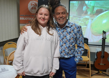 Spotkanie autorskie z Jose Torresem w bibliotece