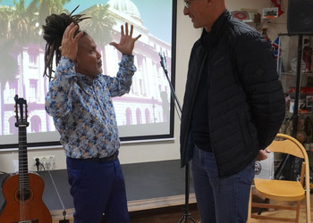 Spotkanie autorskie z Jose Torresem w bibliotece