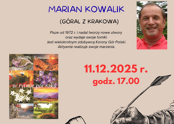 Spotkanie z poezją Mariana Kowalika - góralem z Krakowa :: = usuń wszystkie Wybierz pliki