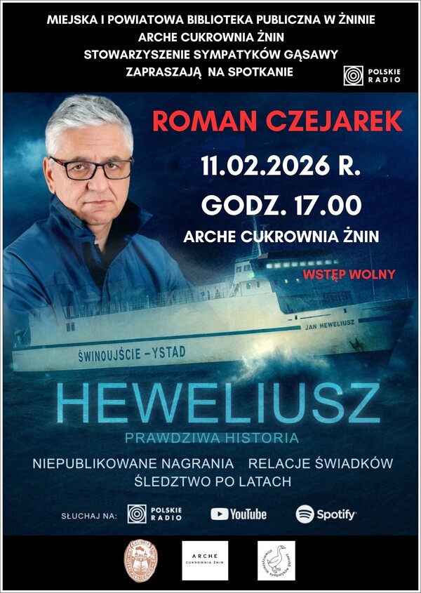Spotkanie z Romanem Czejarkiem - Heweliusz - historia prawdziwa