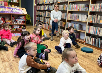 Lekcja biblioteczna dla przedszkolaków