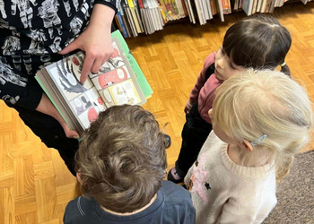 Lekcja biblioteczna dla przedszkolaków