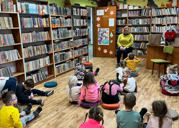 Lekcja biblioteczna dla przedszkolaków