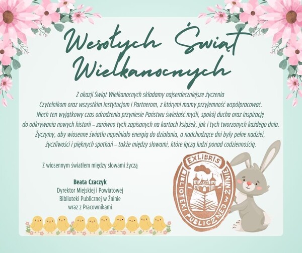 Zdrowych i pogodnych Świąt Wielkanocnych