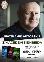Spotkanie autorskie z Maciejem Siembiedą