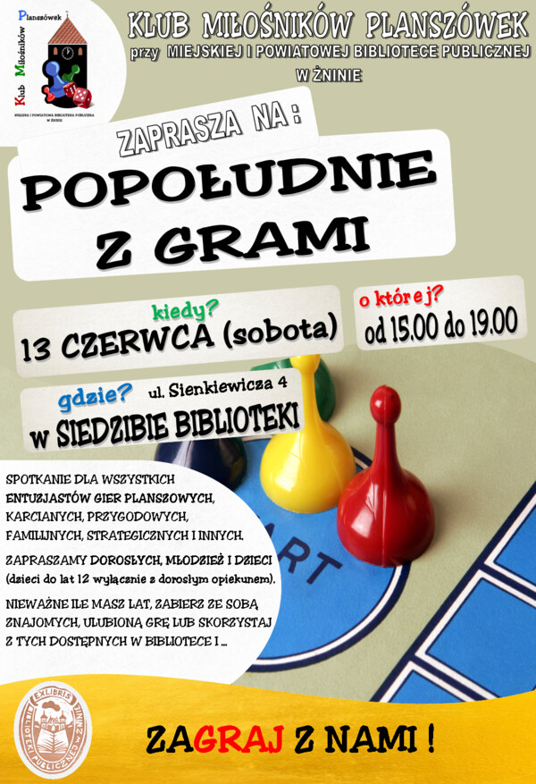 Spotkanie Klubu Miłośników Planszówek