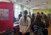 Lekcja biblioteczna dla uczniów Szkoły Podstawowej nr 1
