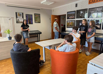 Lekcja biblioteczna dla uczniów Szkoły Podstawowej nr 1
