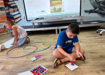 Za nami kolejne zajęcia z wakacyjnego cyklu „Literackie podróże na baśniowej chmurze”.