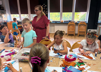 Za nami kolejne zajęcia z wakacyjnego cyklu „Literackie podróże na baśniowej chmurze”.