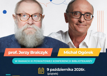 Spotkanie z prof. Jerzym Bralczykiem i Michałem Ogórkiem