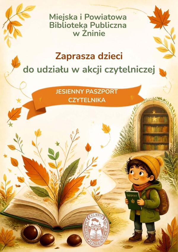 Uwaga! Zapraszamy dzieci do jesiennej akcji czytelniczej!